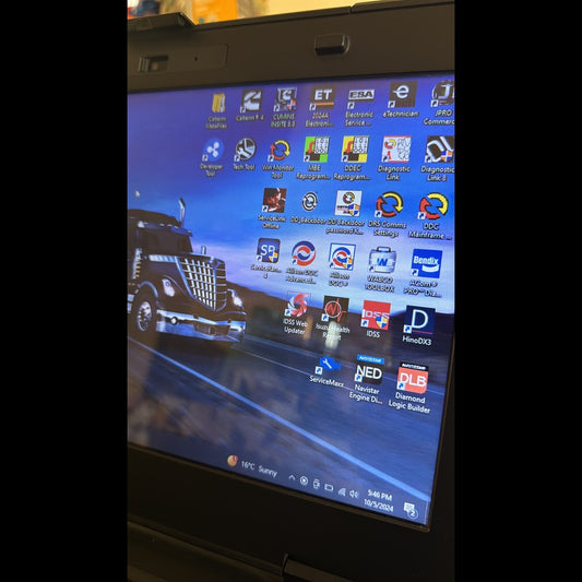Diesel Laptop Diagnostic Scanner Cummins Volvo Mack CAT JPRO Navistar Detroit