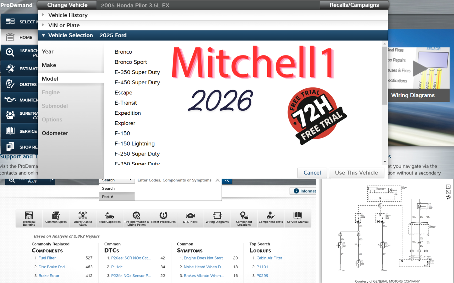ALLDATA / Mitchell / Identifix – Choose Your Software Bundle (1 Month Subscription)