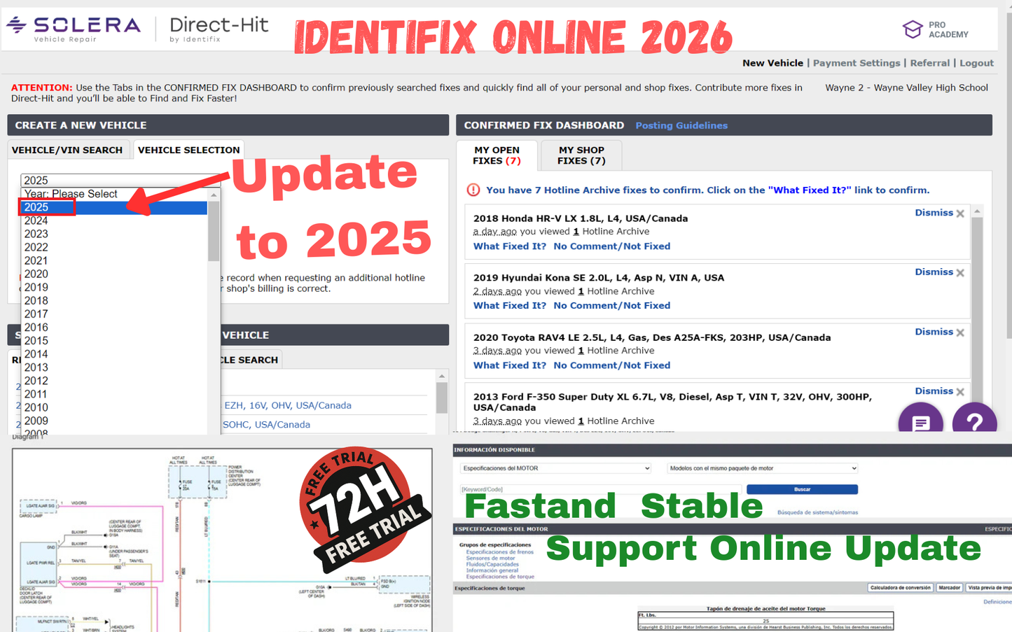 ALLDATA / Mitchell / Identifix – Choose Your Software Bundle (1 Month Subscription)
