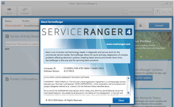Eaton Service Ranger 4.12 Lifetime Activation