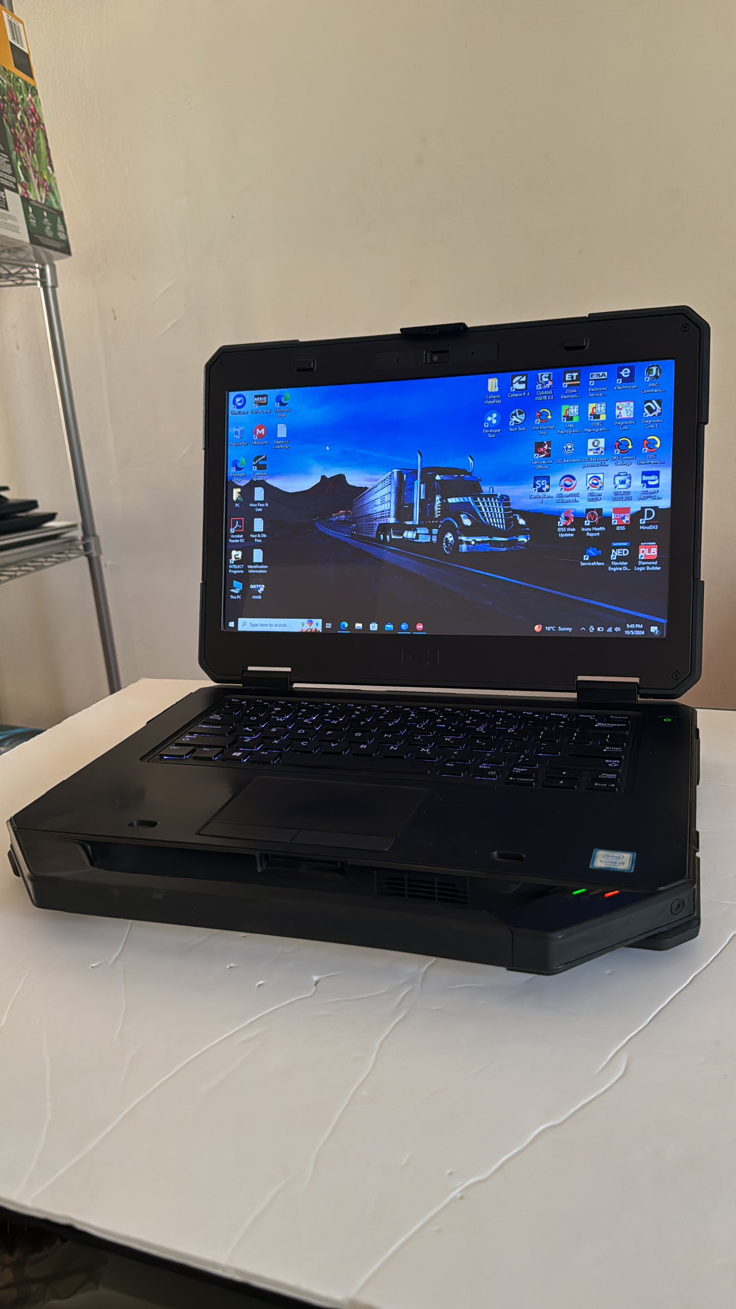 Diesel Laptop Diagnostic Scanner Cummins Volvo Mack CAT JPRO Navistar Detroit