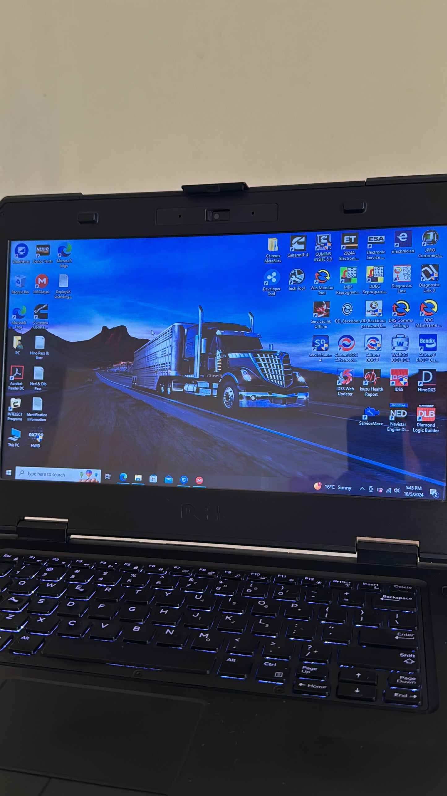 Diesel Laptop Diagnostic Scanner Cummins Volvo Mack CAT JPRO Navistar Detroit